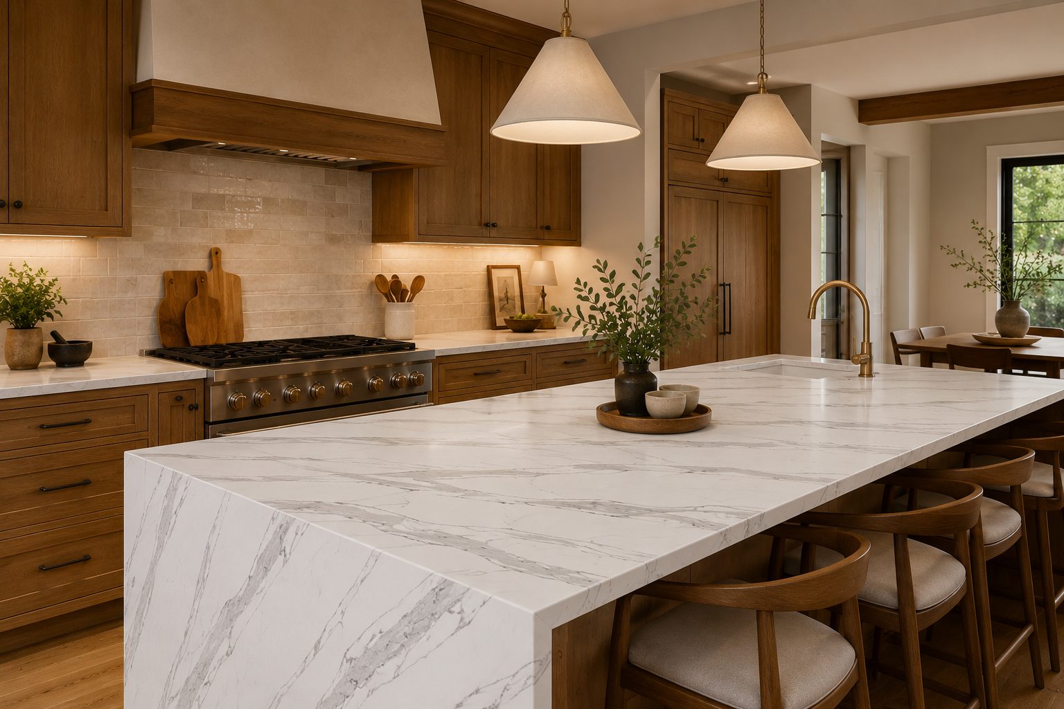 Warm Wood Kitchen